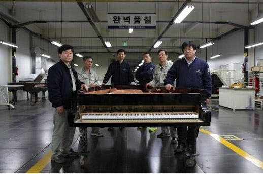 青岛和乐琴行带您走进韩国英昌钢琴产地
