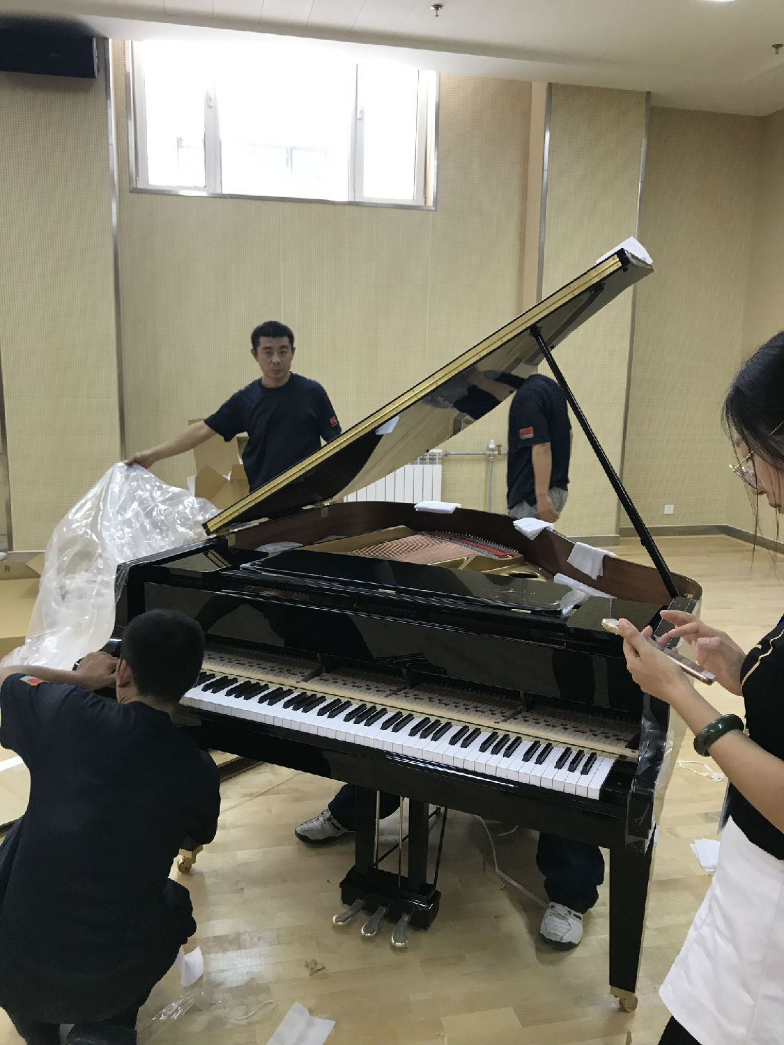 日本进口卡瓦依三角钢琴