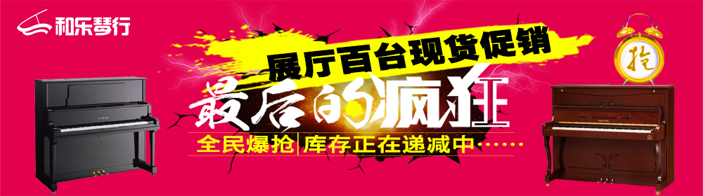 青岛和乐琴行2016年底大促销火爆进行中